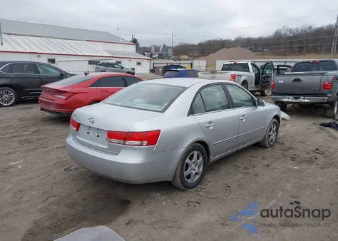 2006 Hyundai Sonata Gls z USA, uszkodzony, nr VIN 5NPEU46C16H166929